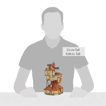 Harry Potter Village The Burrow Lit Building Decoration