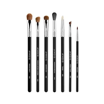 Sigma Beauty Eye Makeup Brush Set with Premium Synthetic Fibers