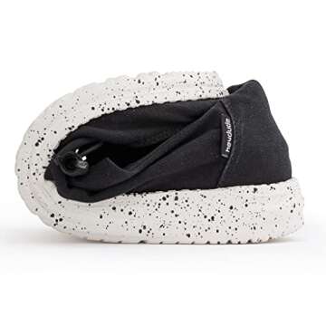 Hey Dude Women's Wendy L Black Size 9 | Women’s Shoes | Women’s Lace Up Loafers | Comfortable & Light-Weight