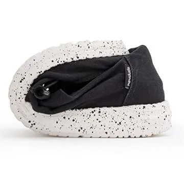 Hey Dude Women's Wendy L Black Size 9 | Women’s Shoes | Women’s Lace Up Loafers | Comfortable & Light-Weight