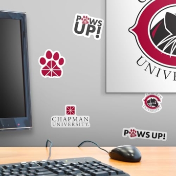 Chapman University Spirit Logo Stickers Variety Pack - Great for Gifts