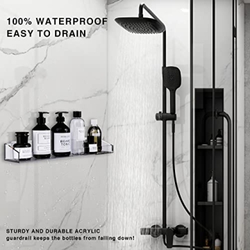 Maximize Your Space with Bakzon Acrylic Shower Shelves
