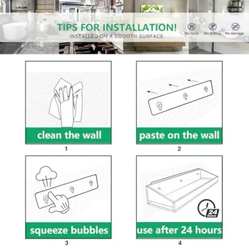 Maximize Your Space with Bakzon Acrylic Shower Shelves