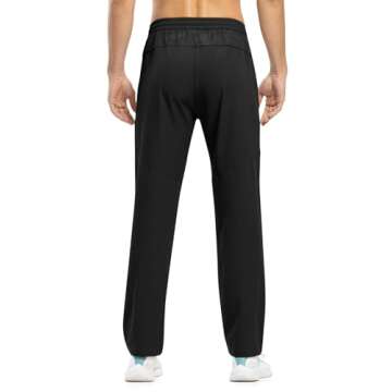 TBMPOY Men's Hiking Pants Lightweight Quick Dry Athletic Wear