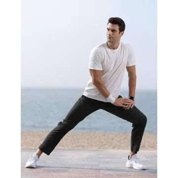 TBMPOY Men's Hiking Pants Lightweight Quick Dry Athletic Wear