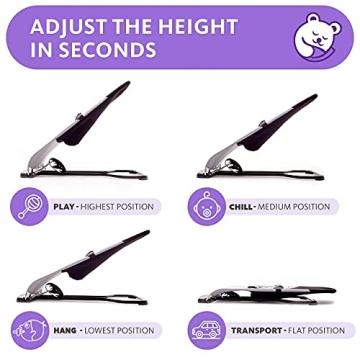 ComfyBumpy Ergonomic Baby Bouncer - Portable & Safe