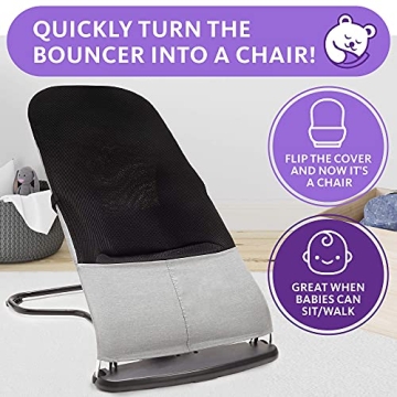 ComfyBumpy Ergonomic Baby Bouncer - Portable & Safe