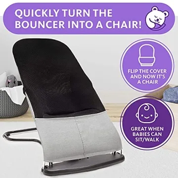 ComfyBumpy Ergonomic Baby Bouncer - Portable & Safe