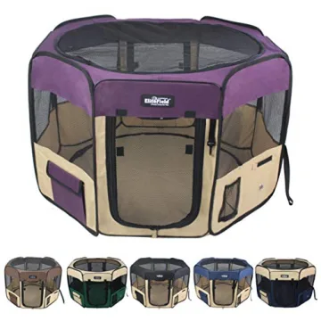 EliteField 2-Door Soft Pet Playpen - Durable and Portable Pet Safety Solution