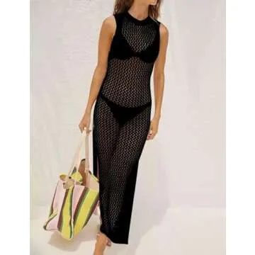 Bsubseach Crochet Cover Ups for Swimwear - Backless Chic