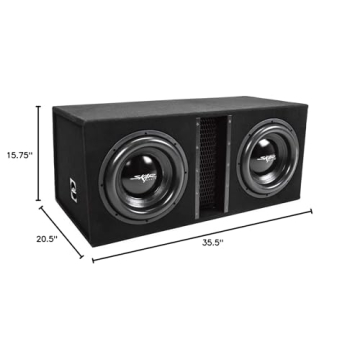 Skar Audio EVL Series Dual 12" 5000W Subwoofer Enclosure