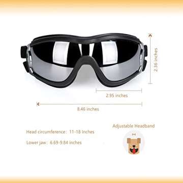 NVTED Dog Sunglasses with 100% UV Protection