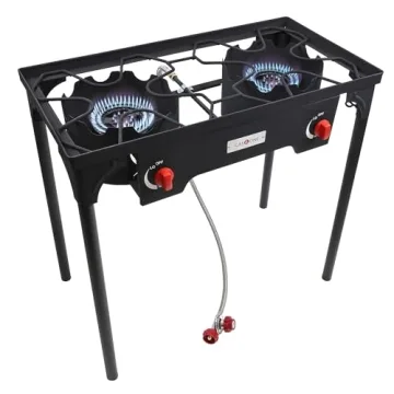 Gas One Propane Double Burner Camp Stove - Ultimate Outdoor Cooking