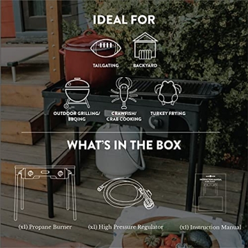 Gas One Propane Double Burner Camp Stove Outdoor Cooking