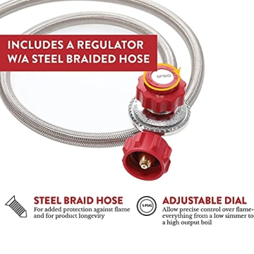 Gas One Propane Double Burner Camp Stove Outdoor Cooking