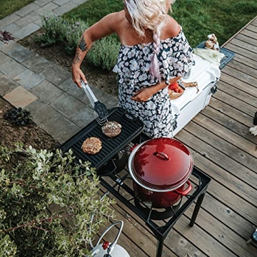 Gas One Propane Double Burner Camp Stove Outdoor Cooking