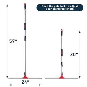 DSV Floor Squeegee | Adjustable, Durable Cleaning Tool