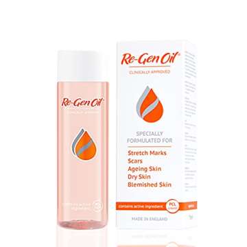 Re Gen Oil Improve the Appearance of Scars, Stretch Marks and Uneven Skin Tone 75ml/2.5oz