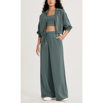 ODODOS Women's Modal Wide Leg Pants – Casual Comfort