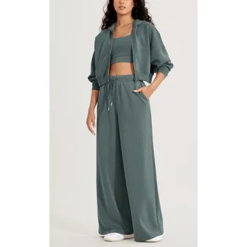 ODODOS Women's Modal Wide Leg Pants – Casual Comfort