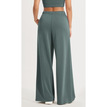 ODODOS Women's Modal Wide Leg Pants – Casual Comfort