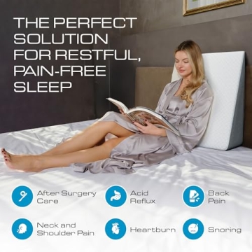 Kӧlbs Bed Wedge Pillow for Sleep Apnea and Back Pain