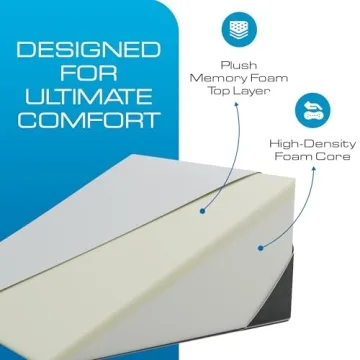 Kӧlbs Bed Wedge Pillow for Sleep Apnea and Back Pain