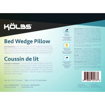 Kӧlbs Bed Wedge Pillow for Sleep Apnea and Back Pain