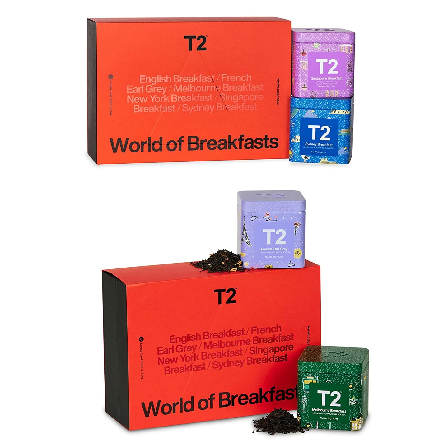 T2 Tea Black Tea Gift Pack - Mini Edition 7.6 Oz