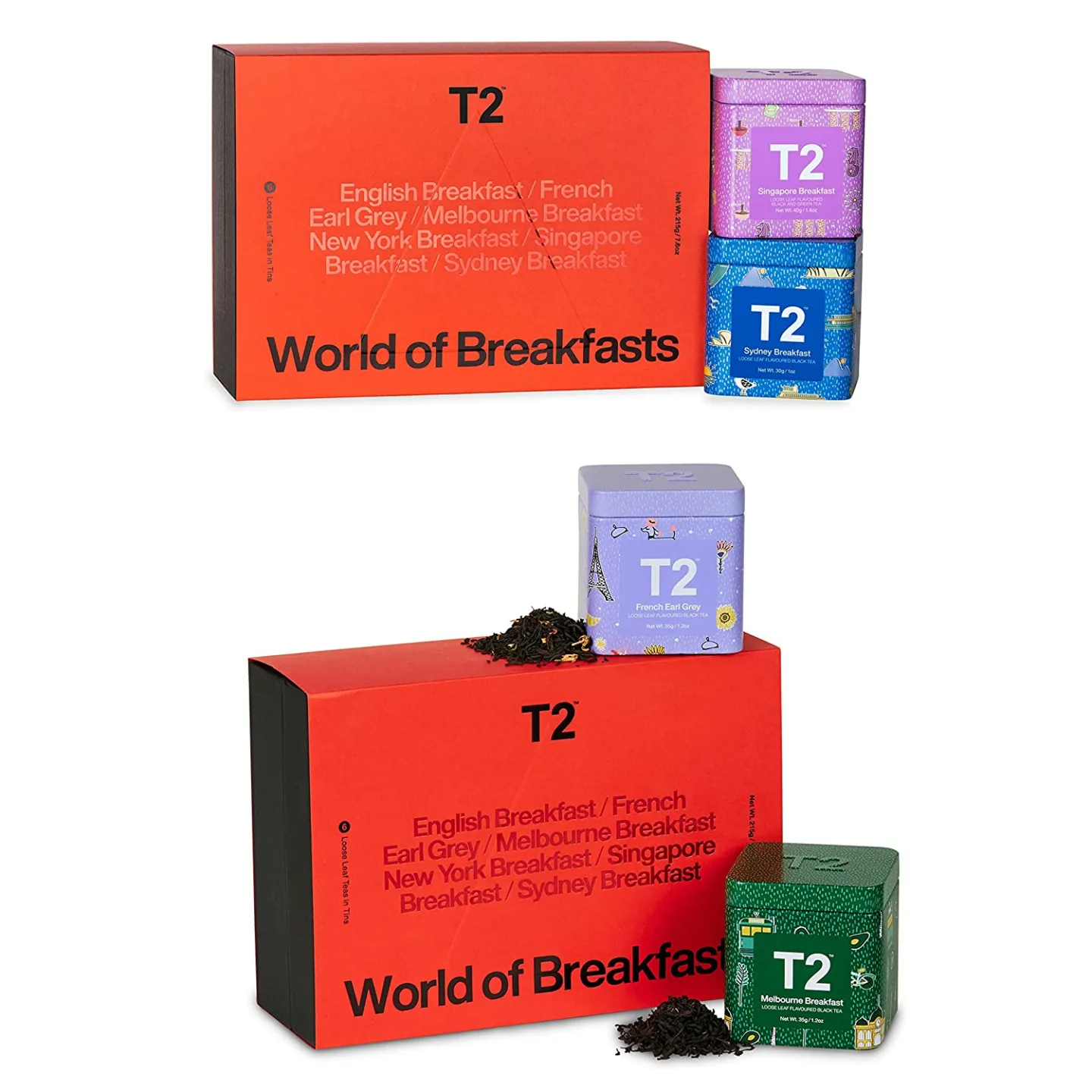 T2 Tea Black Tea Gift Pack - Mini Edition 7.6 Oz