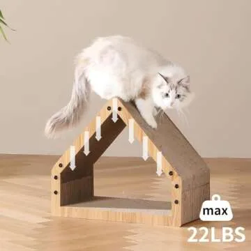 FUKUMARU Cat Scratcher House – Eco-Friendly Fun for Kittens