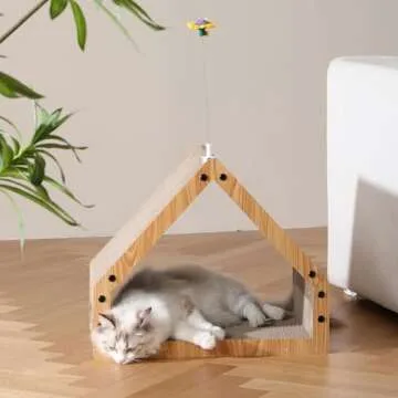 FUKUMARU Cat Scratcher House – Eco-Friendly Fun for Kittens