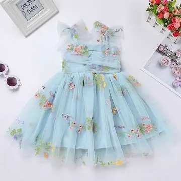 IMEKIS Sweet Birthday Dress for Baby Girls