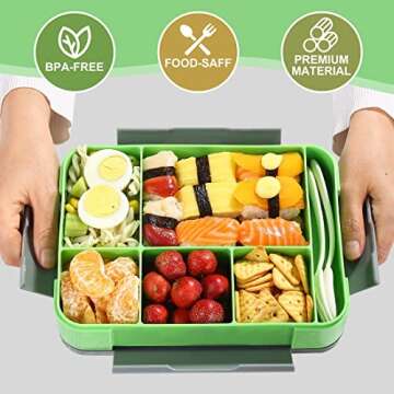LOVINA Bento Box for Healthy Meals On-the-Go - Stylish & Durable