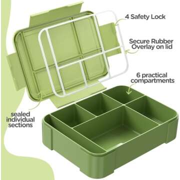 LOVINA Bento Box for Healthy Meals On-the-Go - Stylish & Durable