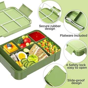 LOVINA Bento Box for Healthy Meals On-the-Go - Stylish & Durable