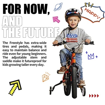 RoyalBaby Kids 16 Inch BMX Bike for Ages 4-7