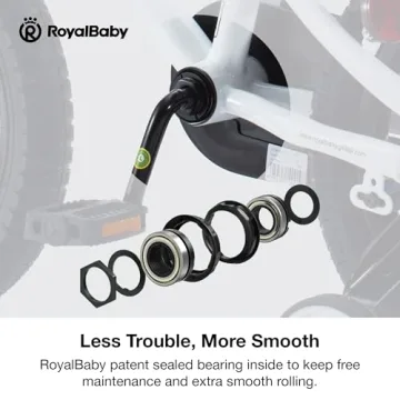 RoyalBaby Kids 16 Inch BMX Bike for Ages 4-7