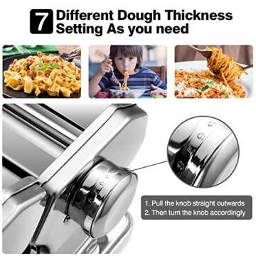 Tooluck 150 Pasta Maker for Authentic Homemade Pasta