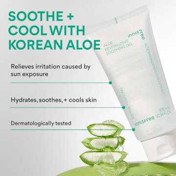 Innisfree Aloe Vitalizing Soothing Gel Hydrating Face & Body Moisturizer