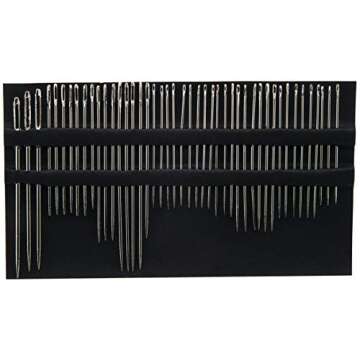 SINGER 01125 Assorted Hand Needles - Betweens, Chenille, Darners, Embroidery, Sharps & Tapestry, Assorted Sizes, 45-Count,