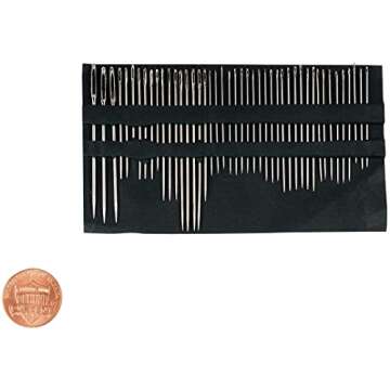 SINGER 01125 Assorted Hand Needles - Betweens, Chenille, Darners, Embroidery, Sharps & Tapestry, Assorted Sizes, 45-Count,