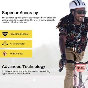 Scosche Rhythm 24 Fitness Armband: Hyper Accurate Tracking with Dual Band ANT+ & BLE Bluetooth, Heart Rate Monitor, Waterproof & Dustproof, Built-in Memory for Peloton, Wahoo, Strava & More