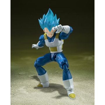 Unleash Saiyan Power with Super Saiyan God Vegeta Figure