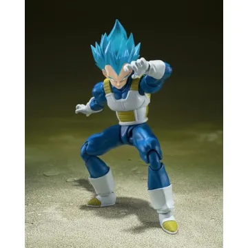 Unleash Saiyan Power with Super Saiyan God Vegeta Figure