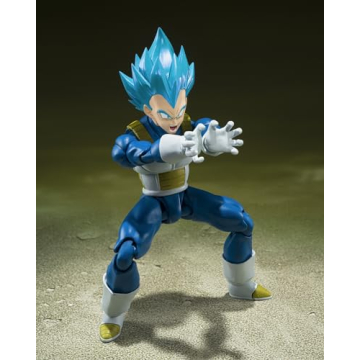 Unleash Saiyan Power with Super Saiyan God Vegeta Figure