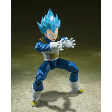 Unleash Saiyan Power with Super Saiyan God Vegeta Figure