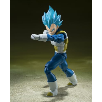 Unleash Saiyan Power with Super Saiyan God Vegeta Figure