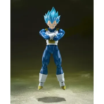 Unleash Saiyan Power with Super Saiyan God Vegeta Figure