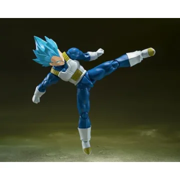 Unleash Saiyan Power with Super Saiyan God Vegeta Figure